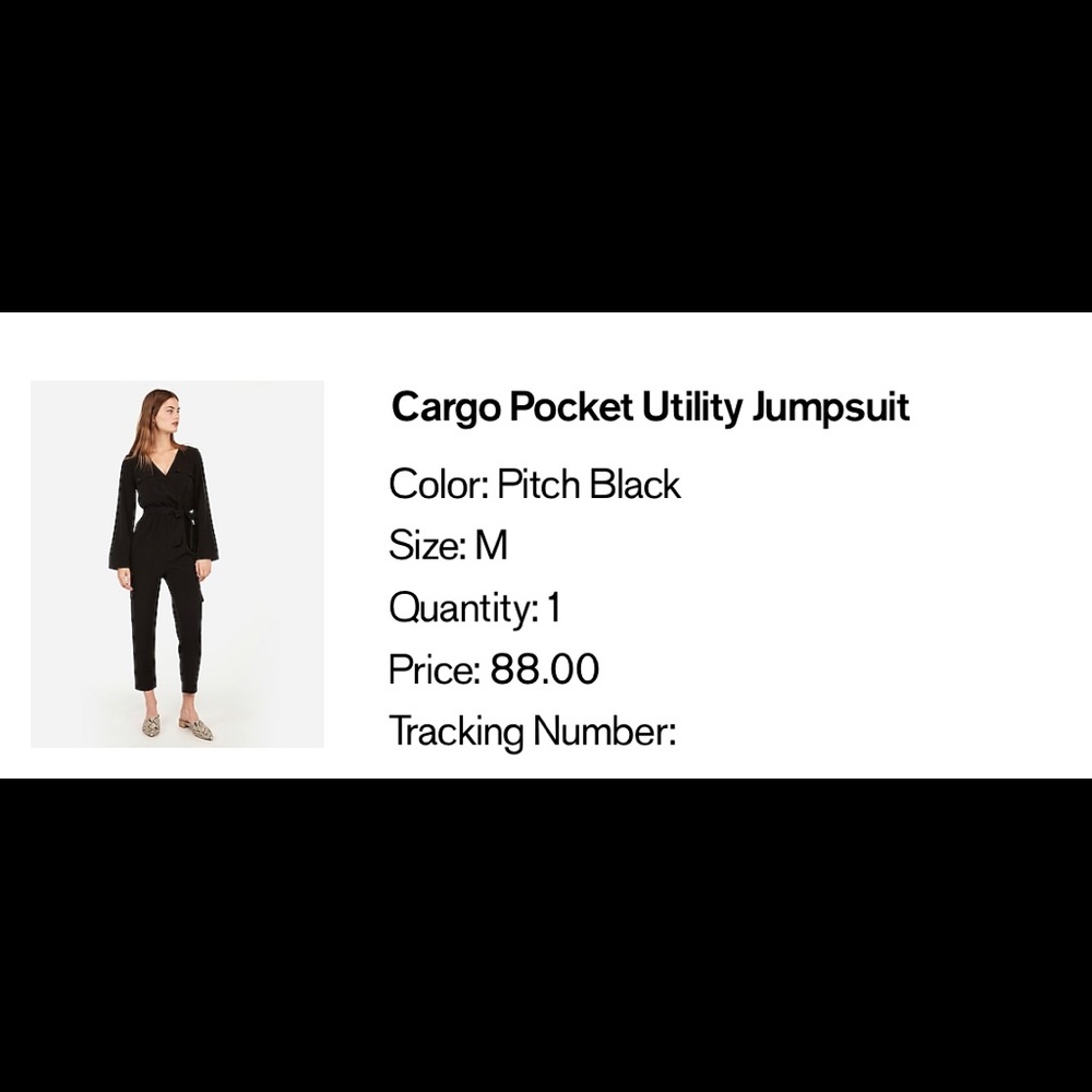 NWT Express Cargo Jumpsuit - NEVER WORN